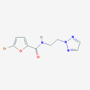 molecular formula C9H9BrN4O2 B2761369 N-(2-(2H-1,2,3-triazol-2-yl)ethyl)-5-bromofuran-2-carboxamide CAS No. 2097861-39-5