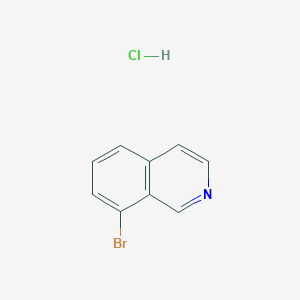 molecular formula C9H7BrClN B2761420 8-溴异喹啉盐酸盐 CAS No. 1307316-93-3