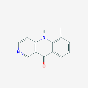 molecular formula C13H10N2O B2761436 6-methyl-5H,10H-benzo[b]1,6-naphthyridin-10-one CAS No. 157610-19-0