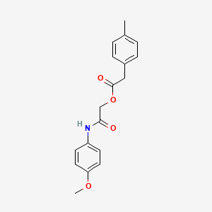 2-[(4-Methoxyphenyl)amino]-2-oxoethyl (4-methylphenyl)acetate