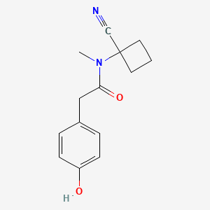 N-(1-Cyanocyclobutyl)-2-(4-hydroxyphenyl)-N-methylacetamide