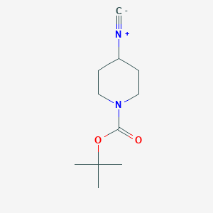 molecular formula C11H18N2O2 B2761545 4-Isocyano-1-t-butoxycarbonyl-piperidine CAS No. 1239619-31-8