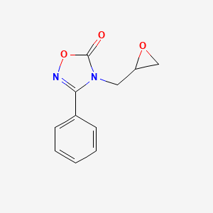 4-(Oxiran-2-ylmethyl)-3-phenyl-4,5-dihydro-1,2,4-oxadiazol-5-one