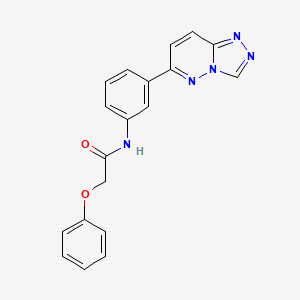 N-(3-([1,2,4]triazolo[4,3-b]pyridazin-6-yl)phenyl)-2-phenoxyacetamide