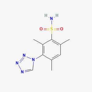 2,4,6-trimethyl-3-(1H-tetrazol-1-yl)benzenesulfonamide