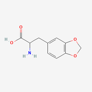molecular formula C10H11NO4 B2761595 2-氨基-3-(2H-1,3-苯并二氧杂环戊-5-基)丙酸 CAS No. 33522-63-3