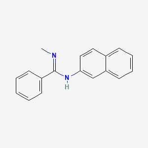 N-methyl-N'-2-naphthylbenzenecarboximidamide