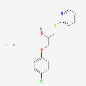 1-(4-Chlorophenoxy)-3-(pyridin-2-ylthio)propan-2-ol hydrochloride
