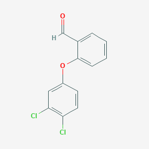 molecular formula C13H8Cl2O2 B2761619 2-(3,4-Dichlorophenoxy)benzaldehyde CAS No. 289717-77-7