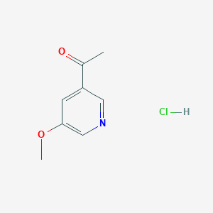 1-(5-Methoxypyridin-3-yl)ethanone;hydrochloride