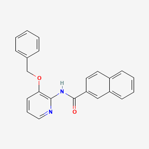 molecular formula C23H18N2O2 B2761671 N-(3-phenylmethoxypyridin-2-yl)naphthalene-2-carboxamide CAS No. 1024153-57-8