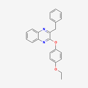 molecular formula C23H20N2O2 B2761749 2-苄基-3-(4-乙氧基苯氧基)喹喔啉 CAS No. 439108-37-9