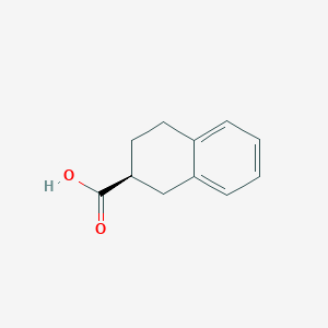 molecular formula C11H12O2 B2761755 (2S)-1,2,3,4-tetrahydronaphthalene-2-carboxylic acid CAS No. 85777-52-2