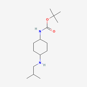 tert-Butyl (1R*,4R*)-4-(isobutylamino)cyclohexylcarbamate