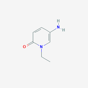 molecular formula C7H10N2O B2761784 5-Amino-1-ethyl-1,2-dihydropyridin-2-one CAS No. 1016710-71-6