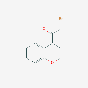 molecular formula C11H11BrO2 B2761797 2-Bromo-1-(3,4-dihydro-2H-chromen-4-yl)ethanone CAS No. 1502219-54-6