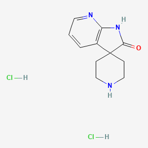 Spiro[piperidine-4,3'-pyrrolo[2,3-b]pyridin]-2'(1'h)-one dihydrochloride