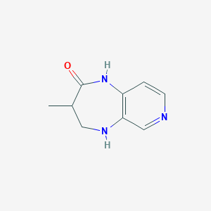 3-methyl-1H,2H,3H,4H,5H-pyrido[3,4-b][1,4]diazepin-2-one