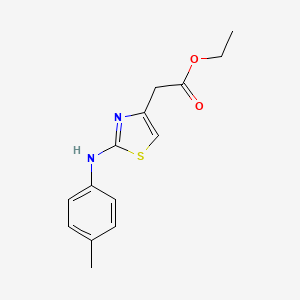 Ethyl 2-{2-[(4-methylphenyl)amino]-1,3-thiazol-4-yl}acetate