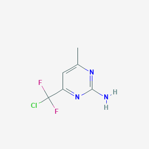 4-(Chlorodifluoromethyl)-6-methylpyrimidin-2-amine