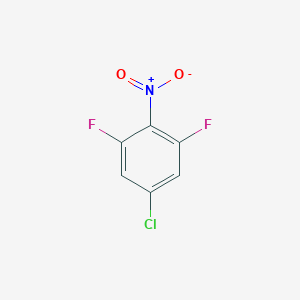 molecular formula C6H2ClF2NO2 B2761898 4-Chloro-2,6-difluoronitrobenzene CAS No. 136272-31-6