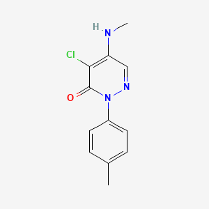 4-chloro-5-(methylamino)-2-(4-methylphenyl)-3(2H)-pyridazinone