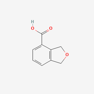 molecular formula C9H8O3 B2761946 1,3-Dihydro-2-benzofuran-4-carboxylic acid CAS No. 90560-25-1