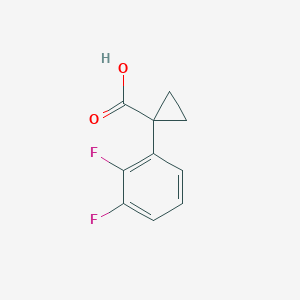 molecular formula C10H8F2O2 B2761966 1-(2,3-二氟苯基)环丙烷羧酸 CAS No. 1260664-89-8