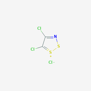 molecular formula C2Cl3NS2 B027620 4,5-二氯-1,2,3-二噻唑-1-鎓氯化物 CAS No. 75318-43-3