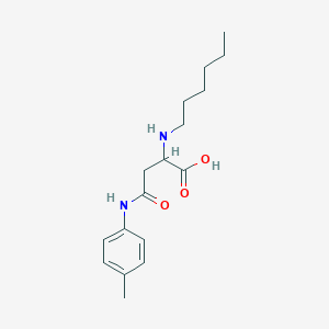 2-(Hexylamino)-4-oxo-4-(p-tolylamino)butanoic acid