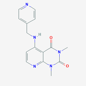 1,3-dimethyl-5-((pyridin-4-ylmethyl)amino)pyrido[2,3-d]pyrimidine-2,4(1H,3H)-dione