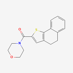 molecular formula C17H17NO2S B2762085 4-{4H,5H-萘并[1,2-b]噻吩-2-甲酰}吗啉 CAS No. 320424-00-8