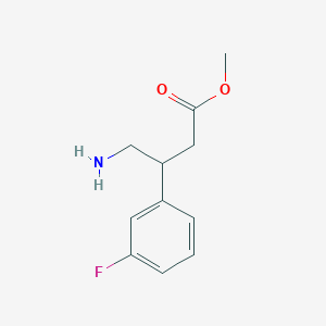 4-Amino-3-(3-fluoro-phenyl)-butyric acid methyl ester