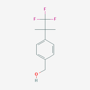 [4-(1,1,1-Trifluoro-2-methylpropan-2-yl)phenyl]methanol