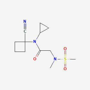 N-(1-cyanocyclobutyl)-N-cyclopropyl-2-(N-methylmethanesulfonamido)acetamide