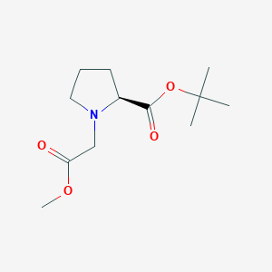 (S)-tert-butyl 1-(2-methoxy-2-oxoethyl)pyrrolidine-2-carboxylate