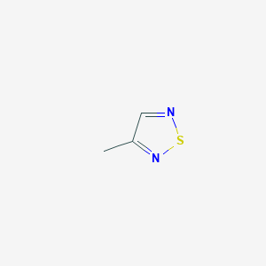 molecular formula C3H4N2S B2762158 3-甲基-1,2,5-噻二唑 CAS No. 5728-06-3