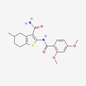 2-(2,4-Dimethoxybenzamido)-5-methyl-4,5,6,7-tetrahydrobenzo[b]thiophene-3-carboxamide