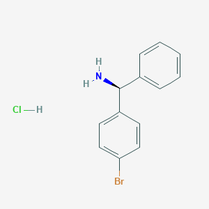 molecular formula C13H13BrClN B2762189 (S)-(4-Bromophenyl)(phenyl)methanamine hydrochloride CAS No. 451503-30-3