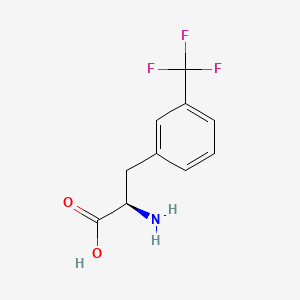 molecular formula C10H10F3NO2 B2762195 (R)-2-Amino-3-(3-(trifluoromethyl)phenyl)propanoic acid CAS No. 14464-67-6; 14464-68-7; 82317-79-1