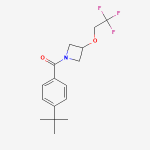 (4-(Tert-butyl)phenyl)(3-(2,2,2-trifluoroethoxy)azetidin-1-yl)methanone