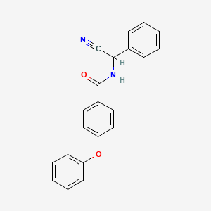 N-[cyano(phenyl)methyl]-4-phenoxybenzamide