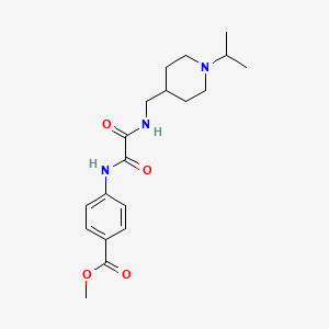 Methyl 4-(2-(((1-isopropylpiperidin-4-yl)methyl)amino)-2-oxoacetamido)benzoate