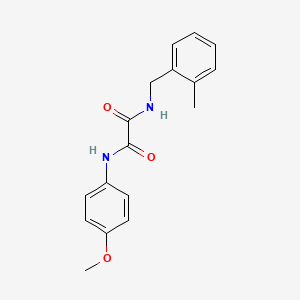 molecular formula C17H18N2O3 B2762323 N1-(4-methoxyphenyl)-N2-(2-methylbenzyl)oxalamide CAS No. 861234-78-8