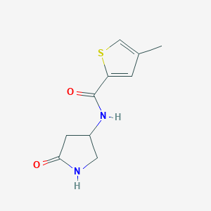 4-methyl-N-(5-oxopyrrolidin-3-yl)thiophene-2-carboxamide