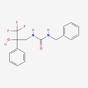 1-Benzyl-3-(3,3,3-trifluoro-2-hydroxy-2-phenylpropyl)urea