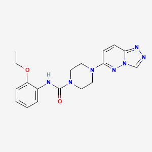 4-([1,2,4]triazolo[4,3-b]pyridazin-6-yl)-N-(2-ethoxyphenyl)piperazine-1-carboxamide