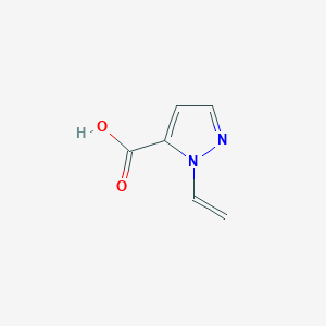 molecular formula C6H6N2O2 B2762471 1-ethenyl-1H-Pyrazole-5-carboxylic acid CAS No. 899713-15-6
