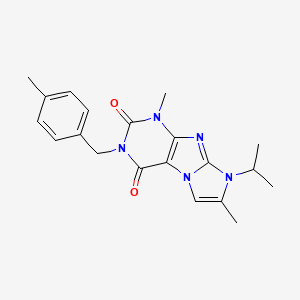 4,7-Dimethyl-2-[(4-methylphenyl)methyl]-6-propan-2-ylpurino[7,8-a]imidazole-1,3-dione