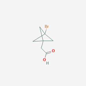 2-(3-Bromo-1-bicyclo[1.1.1]pentanyl)acetic acid